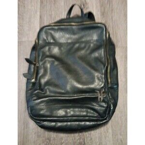 Frye Black Leather Backpack